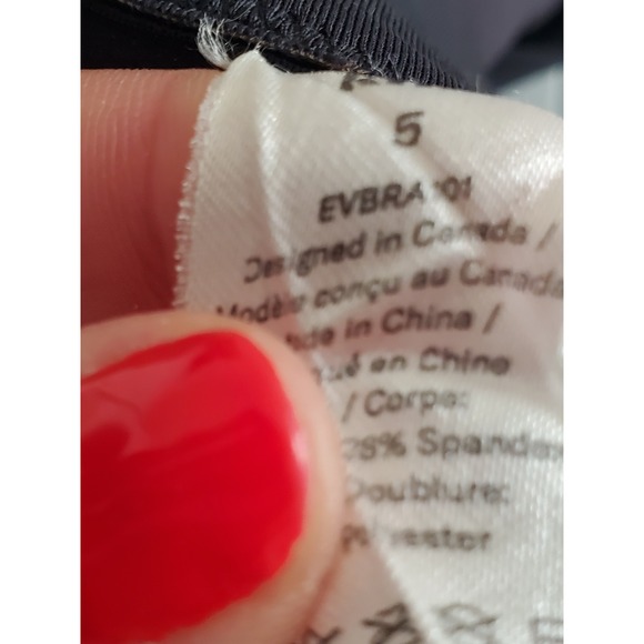 Knix Size 5 Wingwoman Black Wire Free Support Lightly Padded Molded Cup Bra - Picture 7 of 10